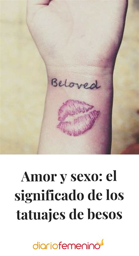 tatuajes de besos para mujeres significado|Amor y sexo: el significado de los tatuajes de besos